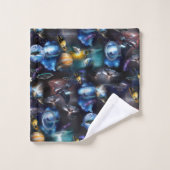 Galaxie visiteurs dans l'espace (Gant de toilette)