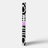 Galaxie Zebra et Rose Design Note 4 Coque (Verso / Droite)