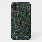 Galaxies Black Blue & Copper Case-Mate iPhone Case (Achterkant)