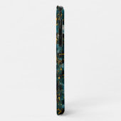 Galaxies Black Blue & Copper Case-Mate iPhone Case (Achterkant/links)