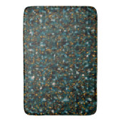 Galaxies Black Blue & Gold Badmat (Voorkant Verticaal)