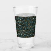 Galaxies Black Blue & Gold Glas (Achterkant)