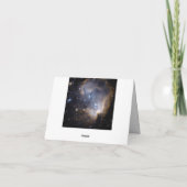 Galaxies Carte de note de remerciement personnalis (Dos)