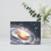 Galaxies dans le ciel carte postale (Debout devant)
