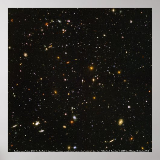 Galaxies, Deep Space afbeelding van sterrenstelsel Poster (Voorkant)