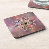 Galaxies marbrées Dessous de verre de liège (Côté gauche)