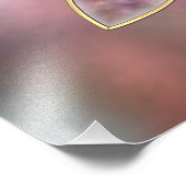 Galaxies marbrées Impression photo (Coin)