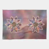 Galaxies marbrées Serviette de cuisine (Horizontal)