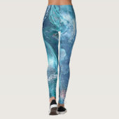 Galaxy 2 Leggings Abstraits Bleu Espace (Dos)