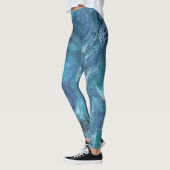 Galaxy 2 Leggings Abstraits Bleu Espace (Gauche)