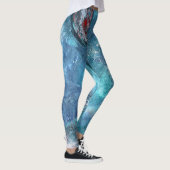 Galaxy 2 Leggings Abstraits Bleu Espace (Droite)