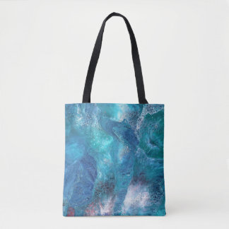 Galaxy 3 Sac fourre-tout Bleu doux abstrait