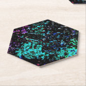 Galaxy abstract Paper Coaster,Dark texture bold  Kartonnen Onderzetters (Schuin)