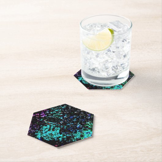 Galaxy abstract Paper Coaster,Dark texture bold  Kartonnen Onderzetters (Insitu)