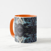 Galaxy Acrylic Pour Mok (Voorkant links)