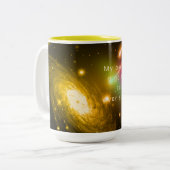 Galaxy Affirmation Mug – Radiant & Ever Expanding (Devant gauche)
