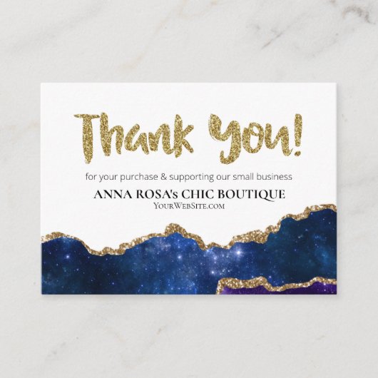 *~* Galaxy AGATE QR Logo DANK U Review AP8 Informatiekaartje (Voorkant)