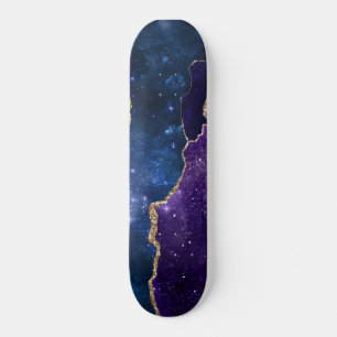 Galaxy Agate Serie Design 10 Skateboard