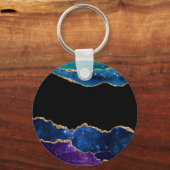 Galaxy Agate Serie Design 10 Sleutelhanger (Voorkant)