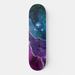 Galaxy Agate Serie Design 23  Skateboard