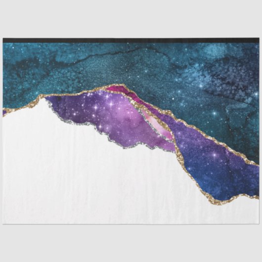 Galaxy Agate Serie Design 6 Tissuepapier (Voorkant)