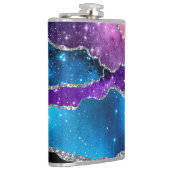 Galaxy Agate Serie Design 7 Fles Heupfles (Rechts)