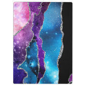 Galaxy Agate Serie Design 7 Klembord (Achterkant)