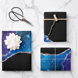 Galaxy Agate Serie Design 9 Inpakpapier Vel