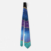 Galaxy Agate Serie Ontwerp 13 Stropdas (Achterkant)