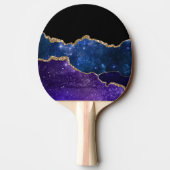 Galaxy Agate Serie Ontwerp 1 Tafeltennisbatje (Achterkant)