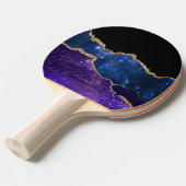 Galaxy Agate Serie Ontwerp 1 Tafeltennisbatje (Voorkant Gekanteld)
