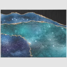 Galaxy Agate Serie Ontwerp 22 Tissuepapier
