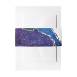 Galaxy Agate Serie Ontwerp 23 Uitnodigingen Wikkel