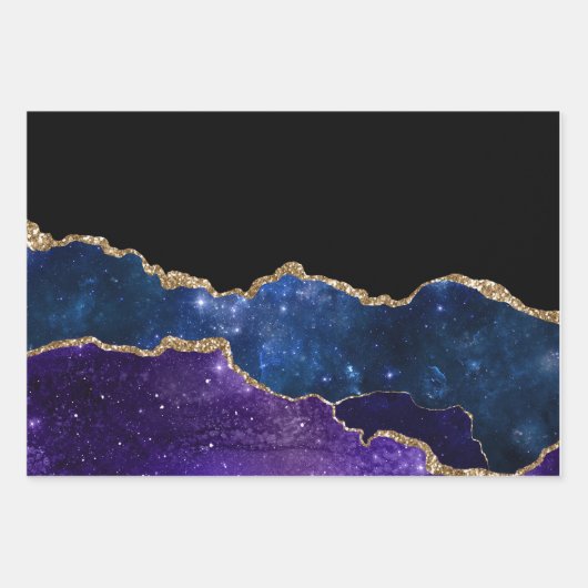 Galaxy Agate Series Design 10 Inpakpapier Vel (Voorkant)