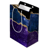 Galaxy Agate Series Design 10 Medium Cadeauzakje (Achterkant Gekanteld)
