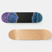 Galaxy Agate Series Design 10 Skateboard (Horizontaal)