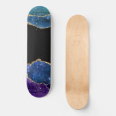 Galaxy Agate Series Design 10 Skateboard (Voorkant)