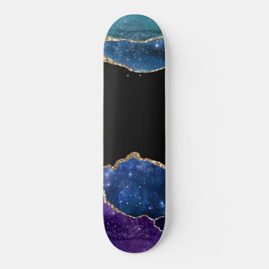 Galaxy Agate Series Design 10 Skateboard (Voorkant)