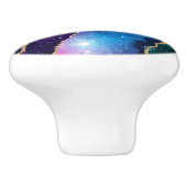 Galaxy Agate Series Design 13 Keramische Knop (Zijkant)