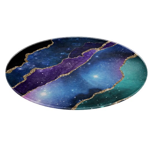 Galaxy Agate Series Design 13 Snijplank (Hoek)