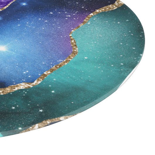 Galaxy Agate Series Design 13 Snijplank (Hoek)