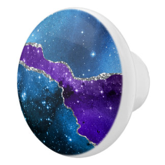 Galaxy Agate Series Design 16 Keramische Knop