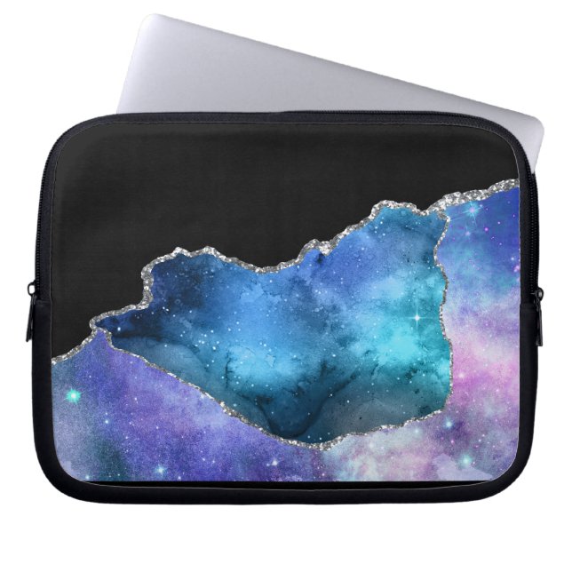 Galaxy Agate Series Design 17 Laptop Sleeve (Voorkant)