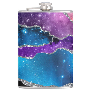 Galaxy Agate Series Design 7 Flask Heupfles