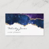 Galaxy Agate Stone Visitekaartje (Voorkant)