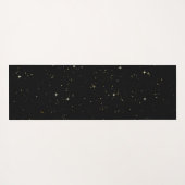 Galaxy Aquarius Constellation Zodiac Custom Sign Yogamat (Achterkant (horizontaal))