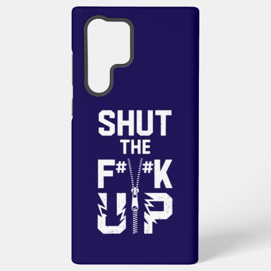 Galaxy Arrêtez le Coque F#%K Up Bold Typography Samsung S (Verso)