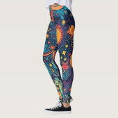 Galaxy Art Leggings (Gauche)