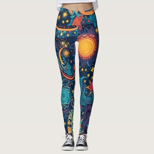 Galaxy Art Leggings (Devant)