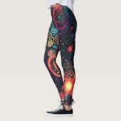 Galaxy Art Leggings (Gauche)